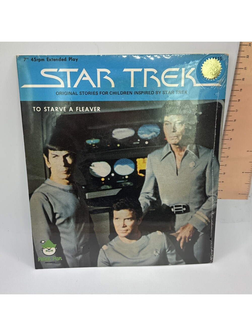 Star Trek 45 RPM Record Peter Pan To Starve a Fleaver 1979 Original Sealed